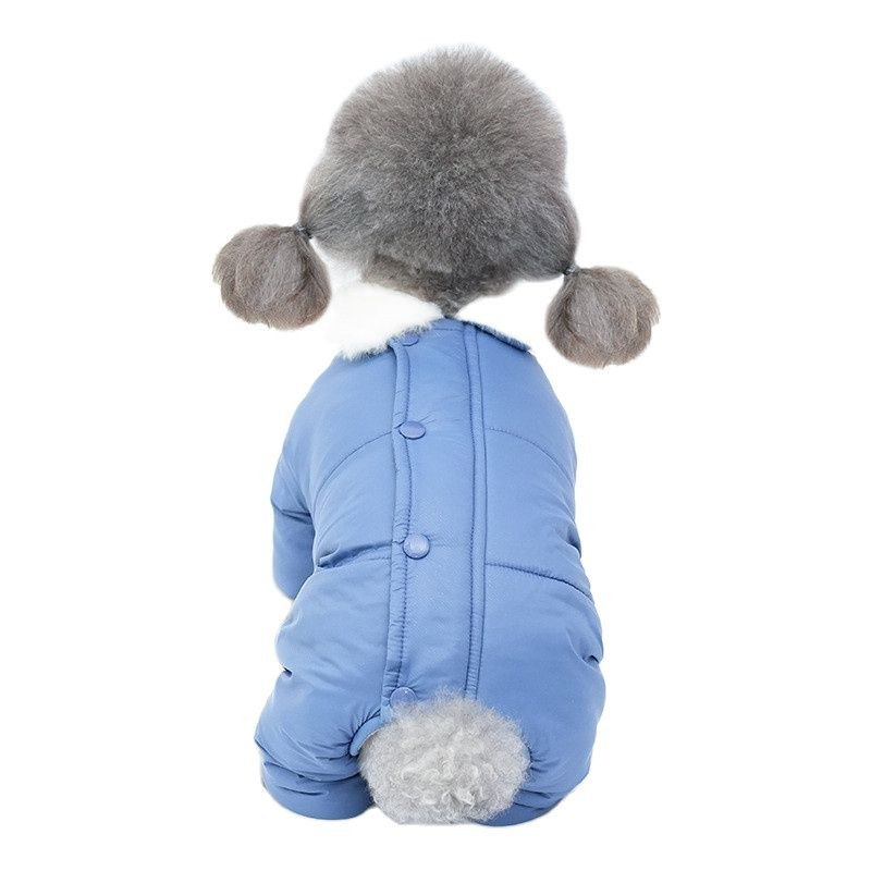 Jachetă de iarnă pentru animale de companie haine calde pentru câini salopete salopete costum pentru cățeluș mic costum de cățeluș Yorkie pudel bichon pomeranian ținută