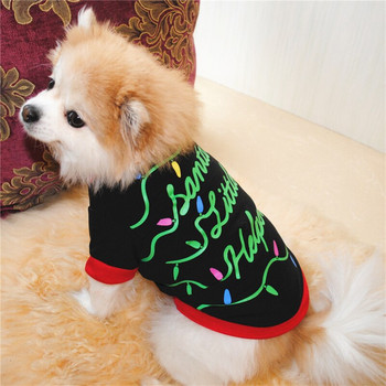 Χριστουγεννιάτικη στολή Ρούχα κατοικίδιων σκυλιών για σκύλο πουκάμισο Χαριτωμένα χριστουγεννιάτικα ρούχα για σκύλους κουτάβι γατούλα Στολή για σκύλους κατοικίδια Ρούχα Chihuahua York