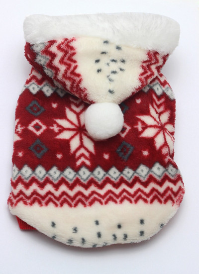 Haină de iarnă pentru câini, cu glugă, îmbrăcăminte rezistentă la vânt pentru animale de companie, căptușită cu lână, jachetă caldă pentru cățeluș, groasă, vreme rece, haine căptușite în aer liber.