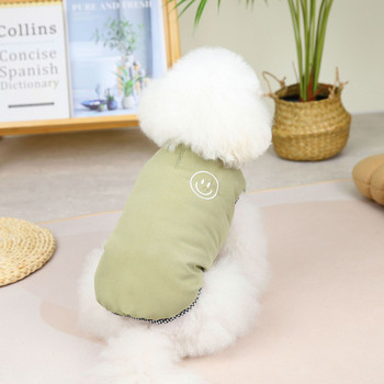 Pet Pure βαμβακερό γιλέκο Φθινοπωρινό Χειμώνα Μικρά Ρούχα Σκύλου Χοντρό μπουφάν Ζεστό πουλόβερ Κουτάβι Μόδα Πουκάμισο Chihuahua Yorkshire Pug Παλτό