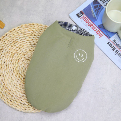 Vestă din bumbac pur pentru animale de companie, toamnă iarnă, haine pentru câini de talie mică, jachetă groasă, pulover cald, cămașă de modă pentru cățeluș, haină chihuahua Yorkshire pug