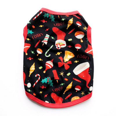 Kalėdiniai šunų drabužiai Naujieji metai augintiniai šunų drabužiai mažiems ir vidutiniams šunims Kostiumas Čihuahua naminių gyvūnėlių marškinėliai Šilti šunų drabužiai Jorkšyras