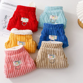 Lemmikloomariided Sügistalvine Vest Väike koer Soe Mood Rakmed Kassi Armas Villane Kampsun Kutsikas Paks Kasukas Chihuahua Bulldog Puudel