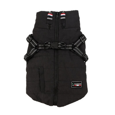 Μεγάλο μπουφάν για σκύλους κατοικίδιων ζώων με λουρί για χειμερινά ζεστά ρούχα για σκύλους για Labrador αδιάβροχο μεγάλο παλτό σκύλου Chihuahua Γαλλικά μπουλντόγκ ρούχα