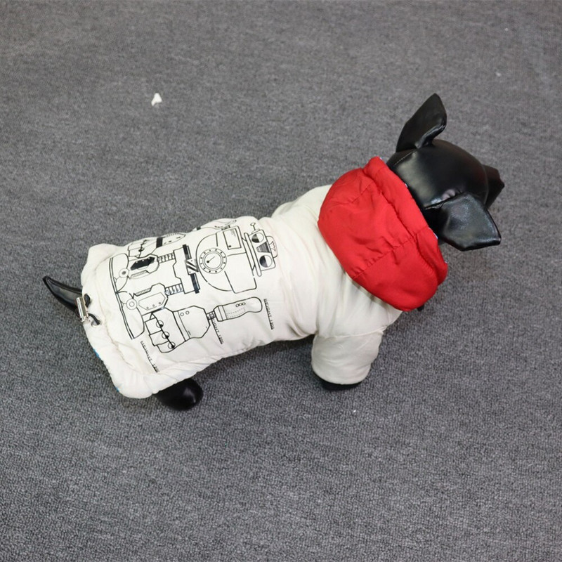 Stori šilti rūbai Madingi Užtrauktuku Megztinis Mielas Animacinis Raštas Rudens žieminis megztinis katės striukė Čihuahua Jorkšyro pudelis