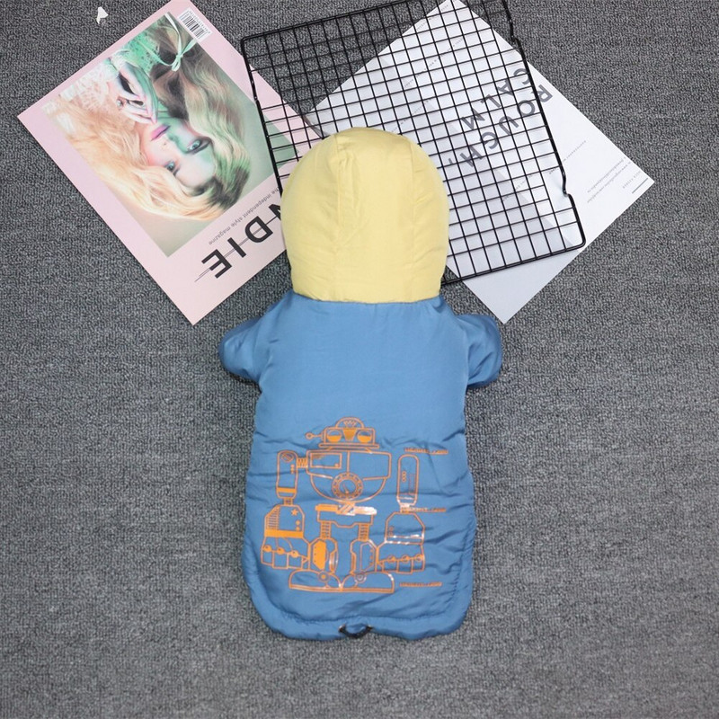 Stori šilti rūbai Madingi Užtrauktuku Megztinis Mielas Animacinis Raštas Rudens žieminis megztinis katės striukė Čihuahua Jorkšyro pudelis