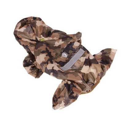 Naminio gyvūno šunų apsiaustas nuo lietaus katės lietpaltis lauke lietaus drabužiai su gobtuvu Drabužiai kombinezonas šuniukas lietingą dieną Kasdienis vandeniui atsparus striukė Naminių gyvūnų reikmenys