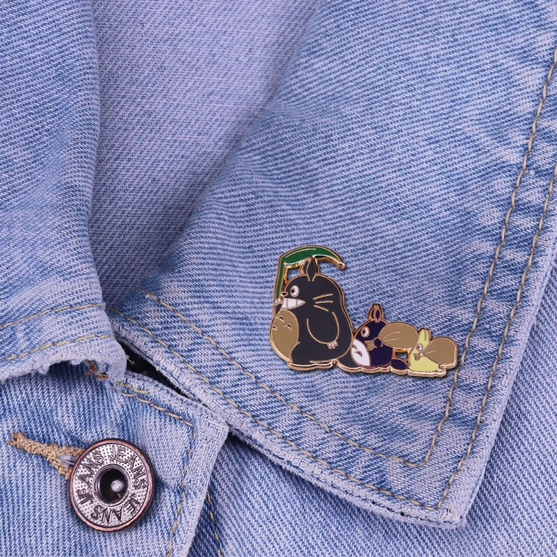 C1712 Cute Things Cat Emajl Pins Anime Pins Manga Značke za japansku aktovku Značke na ruksaku Broš za odjeću Broševi