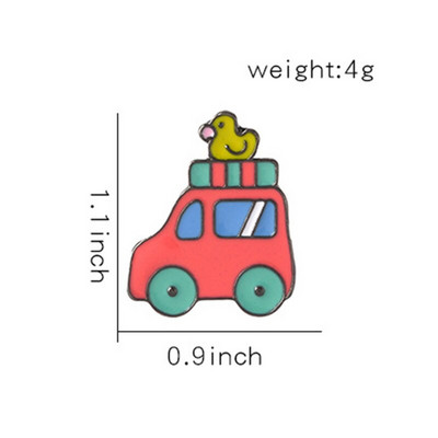 Μόδα καρφίτσες καρτούν με σμάλτο καρφίτσες καρφίτσες ανανάς καρφίτσες κονκάρδες σακίδιο πλάτης Χαριτωμένα καρφίτσες Δώρα για φίλους Χονδρική 1τμχ