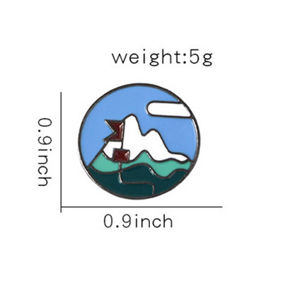 Μόδα καρφίτσες καρτούν με σμάλτο καρφίτσες καρφίτσες ανανάς καρφίτσες κονκάρδες σακίδιο πλάτης Χαριτωμένα καρφίτσες Δώρα για φίλους Χονδρική 1τμχ