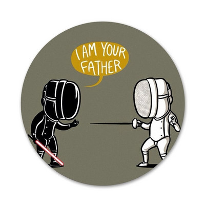 Tvoros folija Saber Epee Piktogramos Smeigtukai Ženkliuko apdaila Sagės Metaliniai ženkleliai drabužiams Kuprinės puošimas