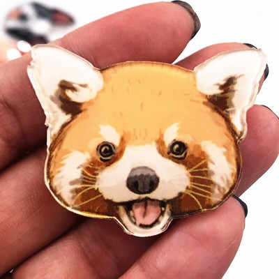 1 KOM. Ljupke oznake sa životinjama. Ikona slatkog psa iz crtića. Broševi. Odjeća. Dekoracija ruksaka. Pokloni za zabavu. Rođendanski darovi.