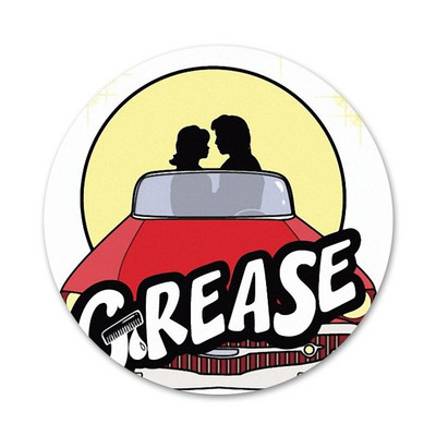 Γράσο Πες μου για αυτό Καρφίτσες Καρφίτσες Κονκάρδες Διακόσμηση Καρφίτσες Μεταλλικές Σήματα για Ρούχα Διακόσμηση σακιδίου πλάτης