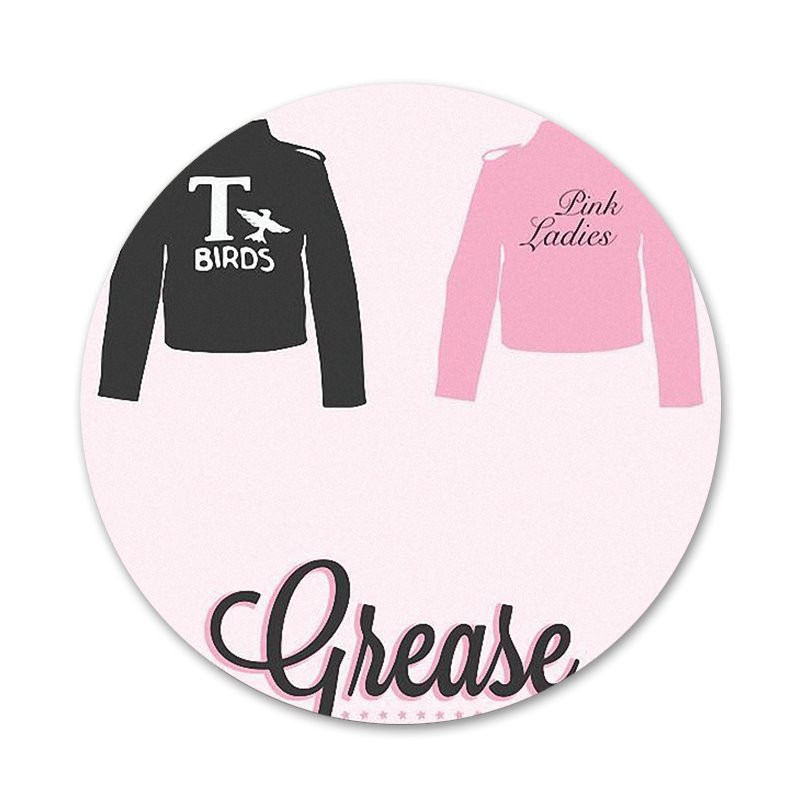 Γράσο Πες μου για αυτό Καρφίτσες Καρφίτσες Κονκάρδες Διακόσμηση Καρφίτσες Μεταλλικές Σήματα για Ρούχα Διακόσμηση σακιδίου πλάτης