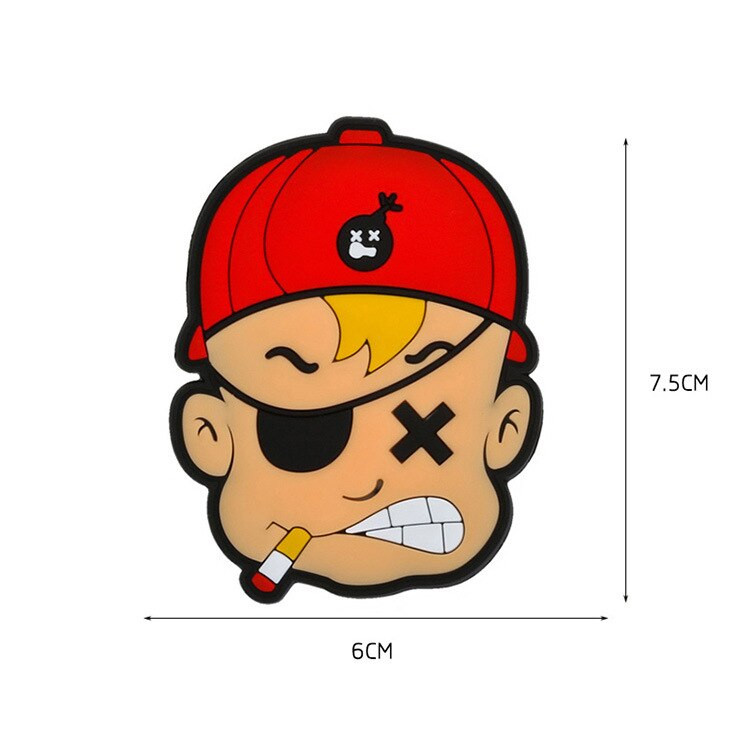 PVC Patch Märgid Pill Star/Duck Dot Touch My 3D PVC Patch Outdoor DIY MÄRGID rõivaste Kiivri mütsi jaoks