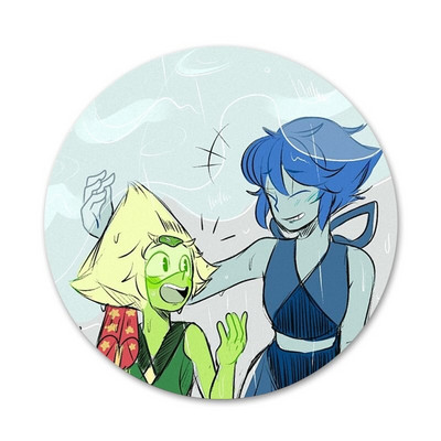 58 mm STEVEN UNIVERSE PERIDOT ikoonid nööpnõelad märgi kaunistus prossid metallist märgid seljakoti kaunistamiseks
