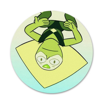 58 mm STEVEN UNIVERSE PERIDOT ikoonid nööpnõelad märgi kaunistus prossid metallist märgid seljakoti kaunistamiseks