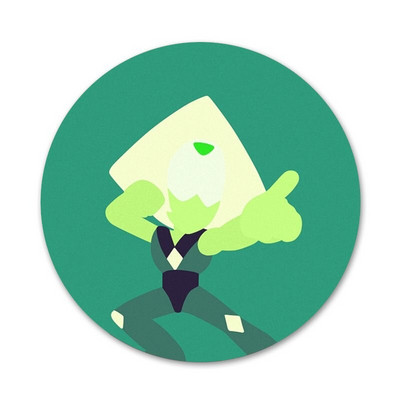 58 mm STEVEN UNIVERSE PERIDOT ikoonid nööpnõelad märgi kaunistus prossid metallist märgid seljakoti kaunistamiseks