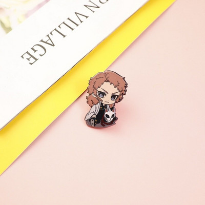 16 stilova japanskog anime broša Rengoku Kyoujurou akrilni broš DIY ukras ruksak odjeća šešir Rođendanski dar