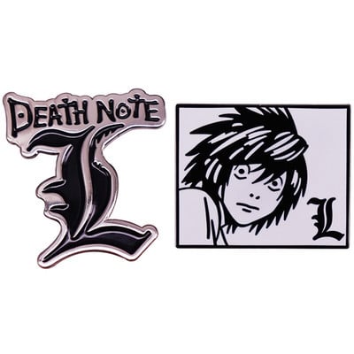 C2112 Death Note Anime Creativity Σακίδιο πλάτης με καρφίτσα με σκληρό σμάλτο Κοσμήματα Friends Δώρα γενεθλίων για παιδιά