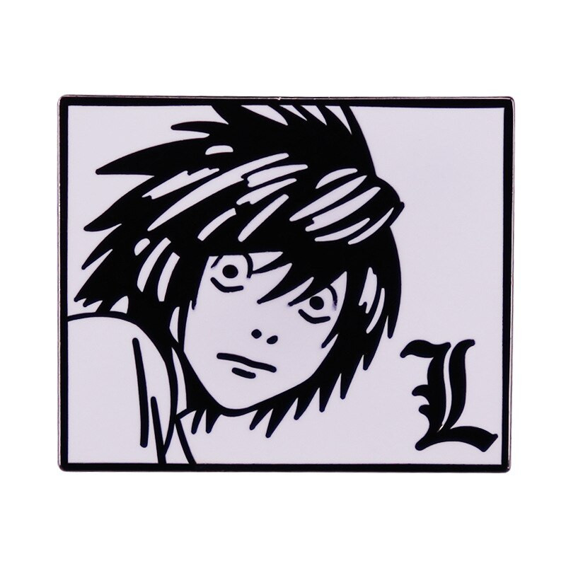 C2112 Death Note Anime Kūrybiškumas Kietas emalio smeigtukas Ženkliukas Kuprinė Apykaklė Atvartas Papuošalai Draugai Gimtadienio Dovanos vaikams