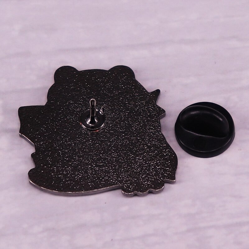 C3018 Vyras, aš myliu varles Emaliai Sagės Smeigtukas Animacinis filmas Kawaii Žalia varlė Atvartas Smeigtukai Ženkliukai Papuošalai Priedai