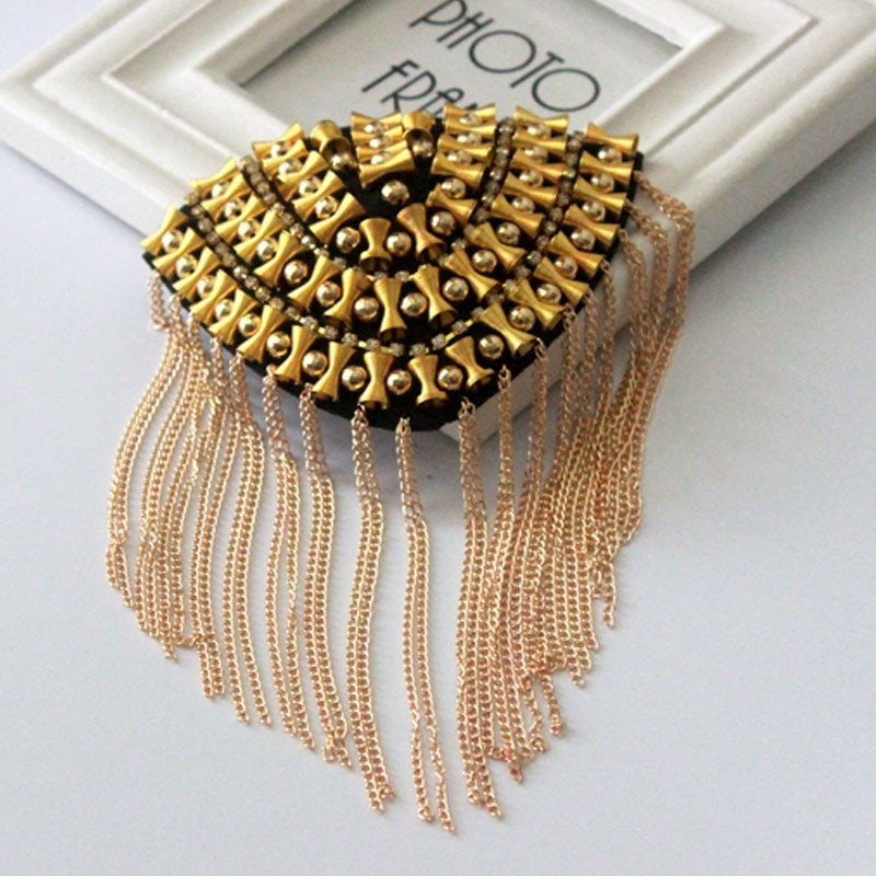 Επωμίδα/επώμα ώμου/charreteras bling χειροποίητα kpop αξεσουάρ ρούχων διακοσμητικές καρφίτσες/μπροσούρες/μπροσού