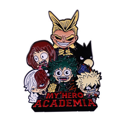 C2170 My Hero Academia Badges με καρφίτσες για πέτο κοσμήματα Anime Καρφίτσα με καρφίτσα από σμάλτο για ρούχα Αξεσουάρ σακιδίων πλάτης Manga