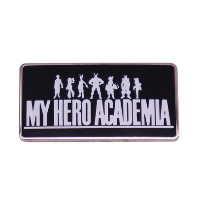 C2170 My Hero Academia Badges με καρφίτσες για πέτο κοσμήματα Anime Καρφίτσα με καρφίτσα από σμάλτο για ρούχα Αξεσουάρ σακιδίων πλάτης Manga