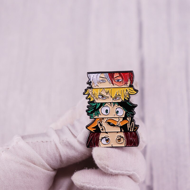 C2170 My Hero Academia Badges με καρφίτσες για πέτο κοσμήματα Anime Καρφίτσα με καρφίτσα από σμάλτο για ρούχα Αξεσουάρ σακιδίων πλάτης Manga