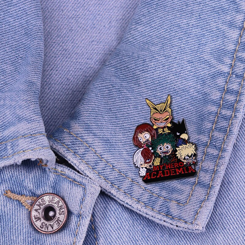 C2170 My Hero Academia Badges με καρφίτσες για πέτο κοσμήματα Anime Καρφίτσα με καρφίτσα από σμάλτο για ρούχα Αξεσουάρ σακιδίων πλάτης Manga