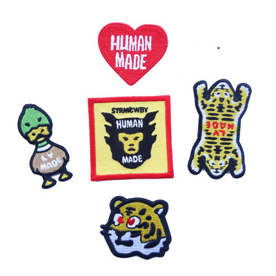 5PCS/Lot Duck Tiger šivanje zakrpa za odjeću peglanjem na odjeći Biker značke za šivanje DIY izvezenog ruksaka