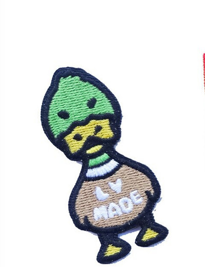 5PCS/Lot Duck Tiger šivanje zakrpa za odjeću peglanjem na odjeći Biker značke za šivanje DIY izvezenog ruksaka