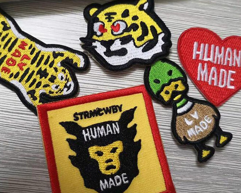 5PCS/Lot Duck Tiger šivanje zakrpa za odjeću peglanjem na odjeći Biker značke za šivanje DIY izvezenog ruksaka