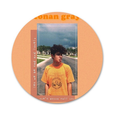 58 mm Conan Grey značka broš igla dodaci za odjeću ruksak ukras dar