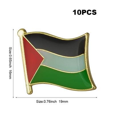 10 vnt. Šalies vėliava Ženkliukas Vėliava Sagė Nacionalinė vėliava Atvarto segtukas Tarptautinių kelionių segtukų kolekcijos