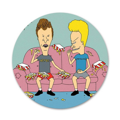 καρτούν Beavis And Butthead Icons Καρφίτσες Διακοσμητικό σήμα Καρφίτσες Μεταλλικές κονκάρδες για διακόσμηση σακιδίου