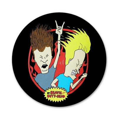 καρτούν Beavis And Butthead Icons Καρφίτσες Διακοσμητικό σήμα Καρφίτσες Μεταλλικές κονκάρδες για διακόσμηση σακιδίου