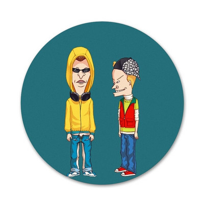 καρτούν Beavis And Butthead Icons Καρφίτσες Διακοσμητικό σήμα Καρφίτσες Μεταλλικές κονκάρδες για διακόσμηση σακιδίου