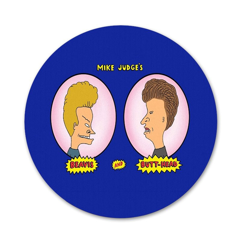 καρτούν Beavis And Butthead Icons Καρφίτσες Διακοσμητικό σήμα Καρφίτσες Μεταλλικές κονκάρδες για διακόσμηση σακιδίου