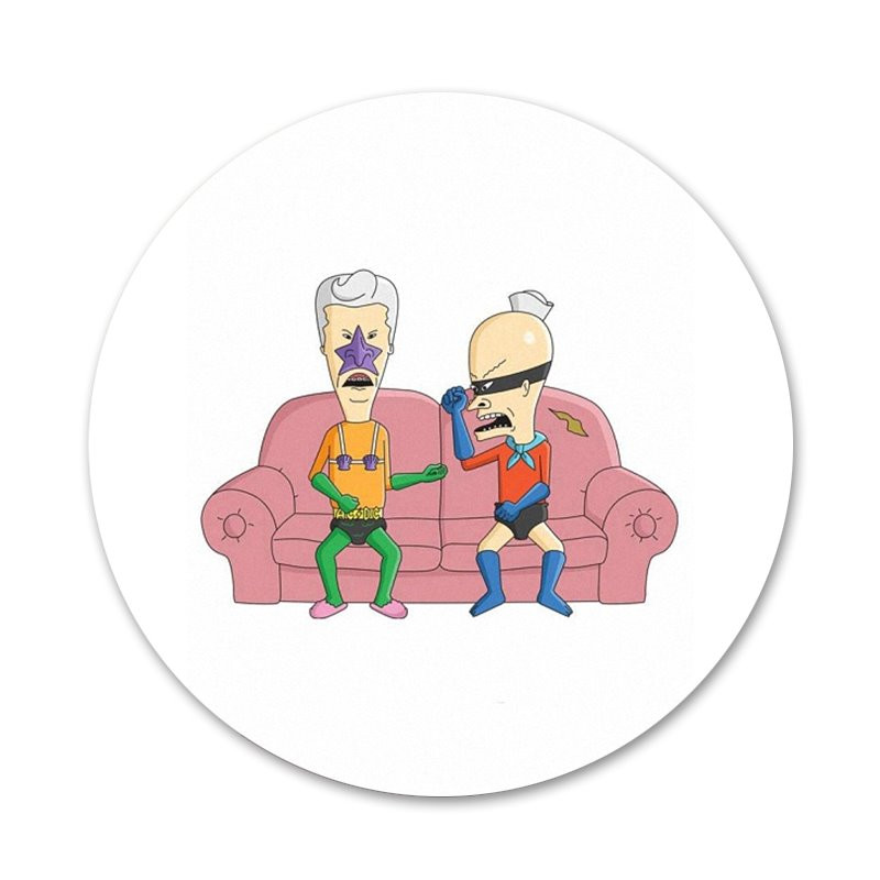 καρτούν Beavis And Butthead Icons Καρφίτσες Διακοσμητικό σήμα Καρφίτσες Μεταλλικές κονκάρδες για διακόσμηση σακιδίου