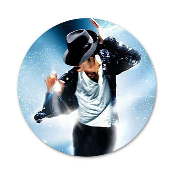 58 мм Майкъл Джексън Танцова значка Брошка Игли Аксесоари за дрехи Декорация на раница Подарък