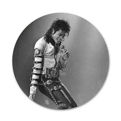 58mm Michael Jackson Dance Badge Καρφίτσα Αξεσουάρ καρφίτσας για Ρούχα Δώρο Δώρο για το σακίδιο πλάτης