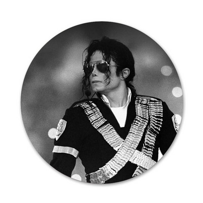 58mm Michael Jackson Dance Badge Καρφίτσα Αξεσουάρ καρφίτσας για Ρούχα Δώρο Δώρο για το σακίδιο πλάτης