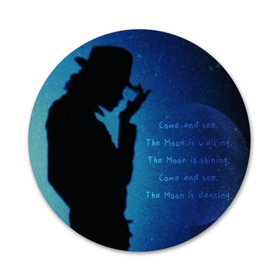 58mm Michael Jackson Dance Badge Καρφίτσα Αξεσουάρ καρφίτσας για Ρούχα Δώρο Δώρο για το σακίδιο πλάτης