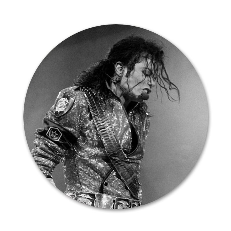 58mm Michael Jackson Dance Badge Καρφίτσα Αξεσουάρ καρφίτσας για Ρούχα Δώρο Δώρο για το σακίδιο πλάτης