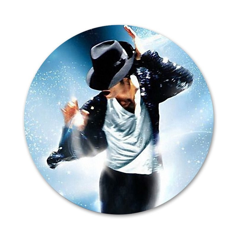 58mm Michael Jackson Dance Badge Καρφίτσα Αξεσουάρ καρφίτσας για Ρούχα Δώρο Δώρο για το σακίδιο πλάτης