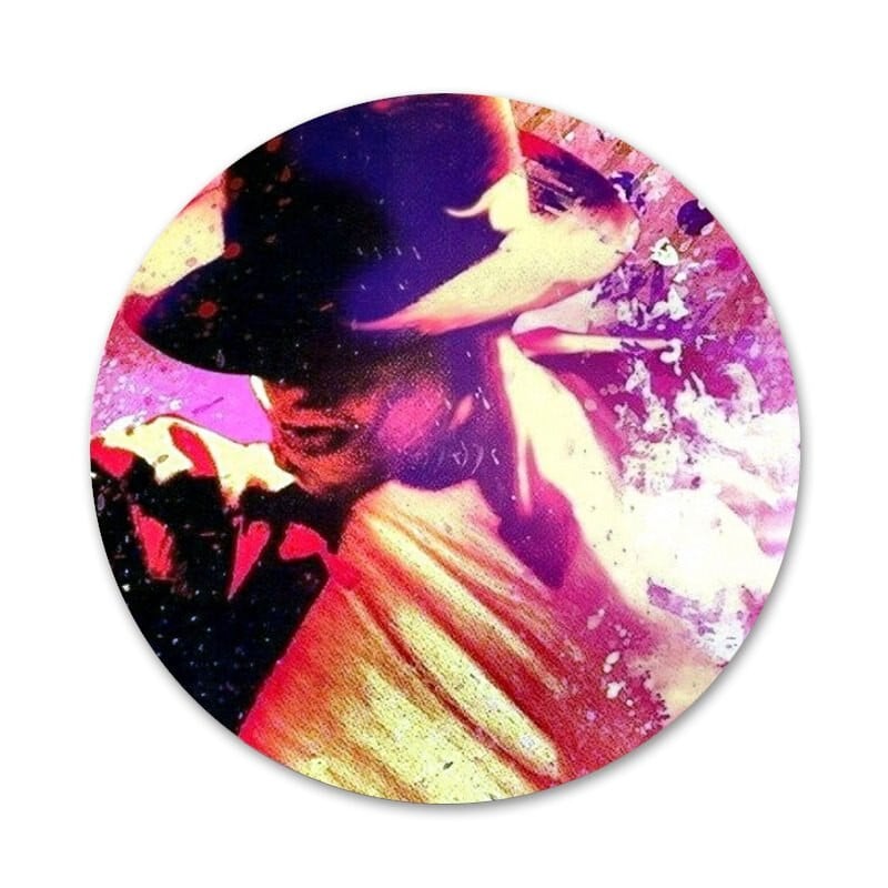 58mm Michael Jackson Dance Badge Καρφίτσα Αξεσουάρ καρφίτσας για Ρούχα Δώρο Δώρο για το σακίδιο πλάτης