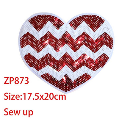 Διακοσμητικά κινούμενα σχέδια, γυαλιστερή αγάπη σε σχήμα καρδιάς με παγιέτες ματιών, απλικέ, κεντημένα μπαλώματα για σίδερο DIY σε κονκάρδες στο σακίδιο