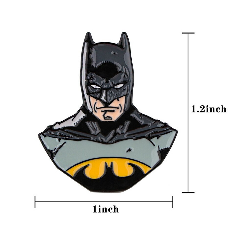 AD1734 Cool Stuff Filmska značka Crtić Metalne emajlirane igle Broš Prijatelji Značke Metalne traper igle za revere Nakit Dodaci
